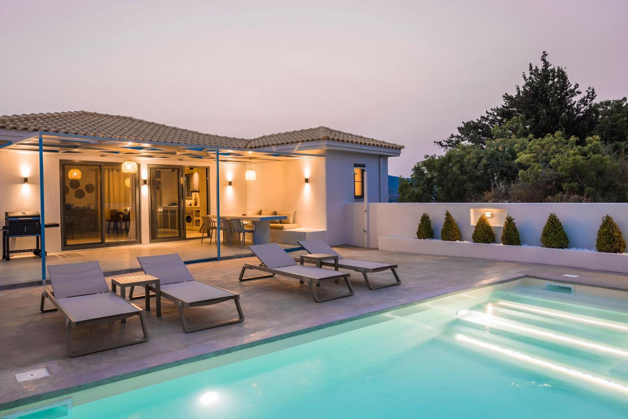 Villa Mirto - Iris Sunset Villas Lépedha Zewnętrze zdjęcie